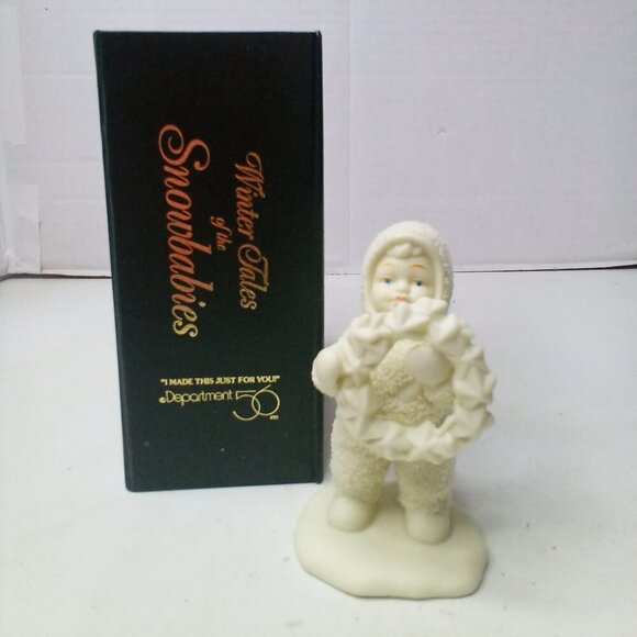 Department 56 Winter Tales Snowbabies I Made This Just For You Figurine - Picture 1 of 15